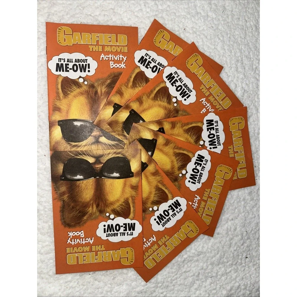 NEW Lot of GARFIELD Movie Promotional Small‎ Word Seek Search Find Puzzle Books
